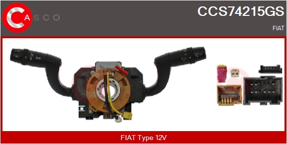 CASCO Ratstammekontakt ccs74215gs for FIAT