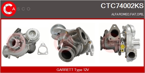 CASCO Lader, ladesystem CTC74002KS for FIAT