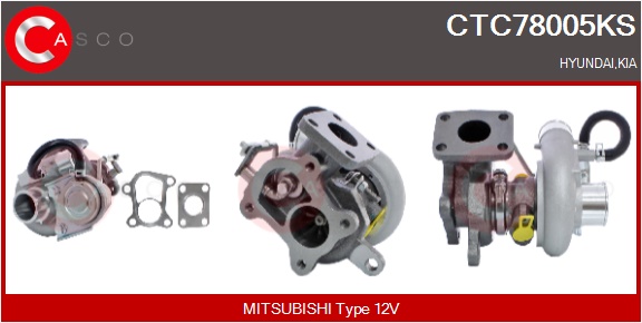 CASCO Lader, ladesystem CTC78005KS for HYUNDAI MITSUBISHI