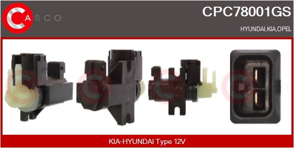 CASCO Trykomformer, udstødningsstyring cpc78001gs for OPEL HYUNDAI ISUZU