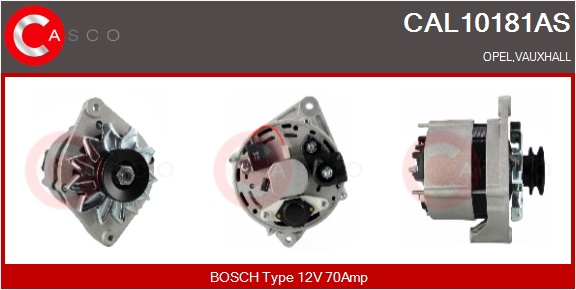 CASCO Generator cal10181as for OPEL VAUXHALL