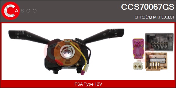 CASCO Ratstammekontakt ccs70067gs for FIAT CITROËN/PEUGEOT