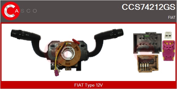 CASCO Ratstammekontakt ccs74212gs for FIAT