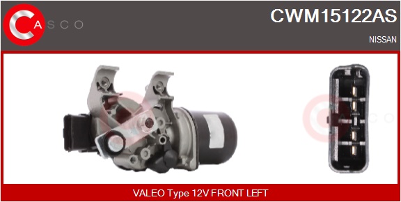 CASCO Viskermotor cwm15122as foran for NISSAN
