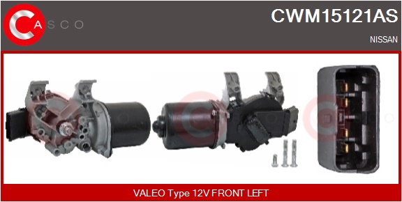 CASCO Viskermotor CWM15121AS foran for NISSAN