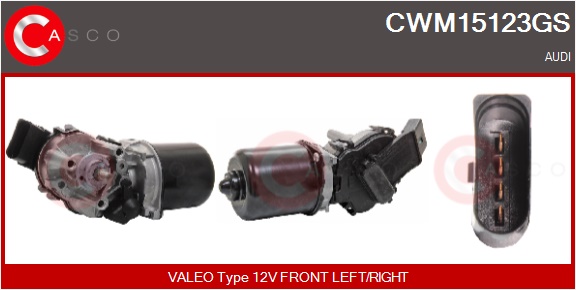 CASCO Viskermotor cwm15123gs foran for VAG