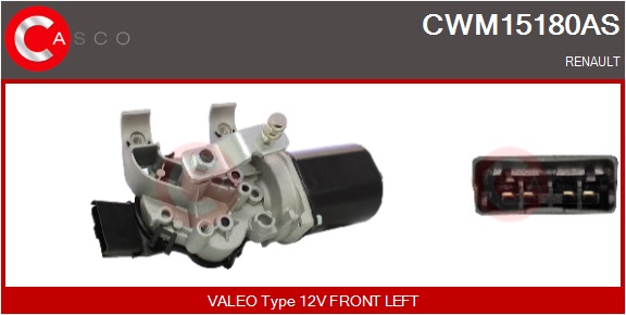 CASCO Viskermotor cwm15180as foran for RENAULT