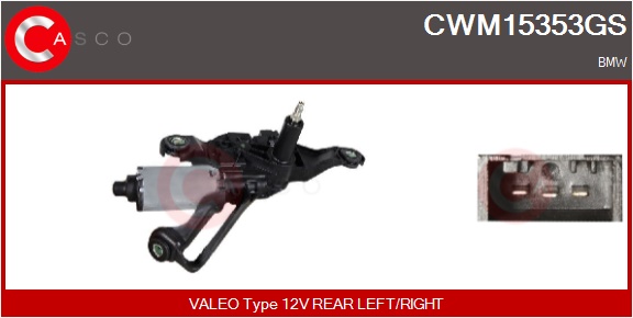 CASCO Viskermotor cwm15353gs bag for BMW
