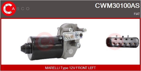CASCO Viskermotor cwm30100as foran for FIAT