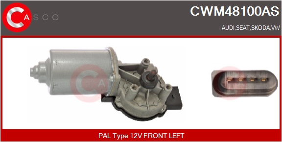 CASCO Viskermotor cwm48100as foran for VAG