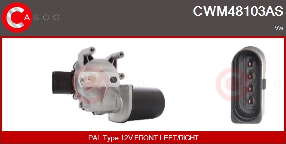 CASCO Viskermotor cwm48103as foran for VAG