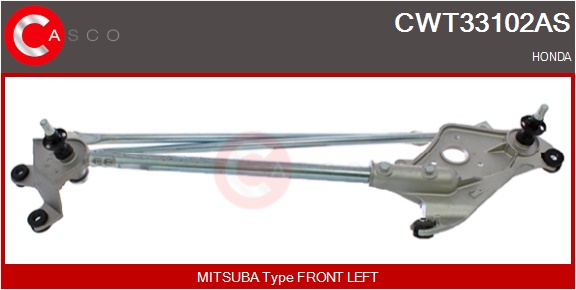 CASCO Viskerarmstang cwt33102as foran for HONDA