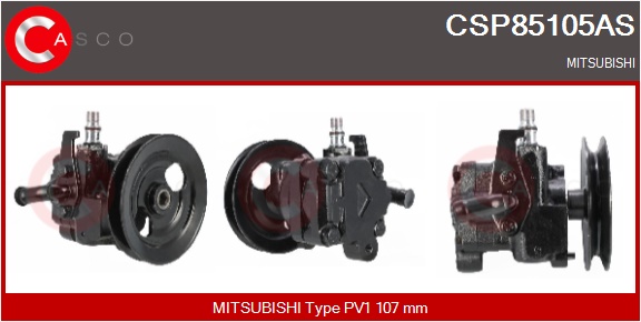 CASCO Hydraulikpumpe, styresystem csp85105as for MITSUBISHI