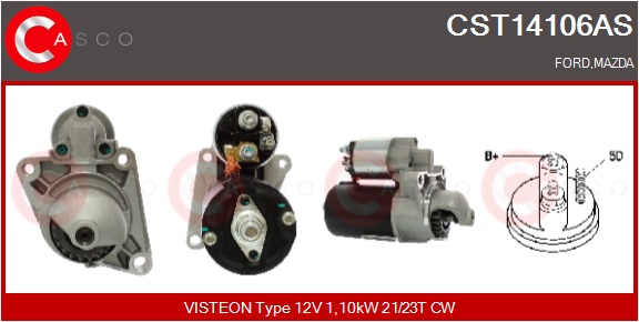 CASCO Starter cst14106as for FORD MAZDA