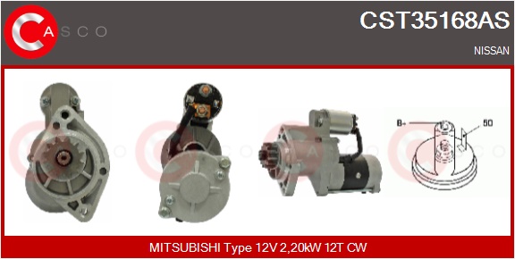 CASCO Starter cst35168as for MITSUBISHI NISSAN