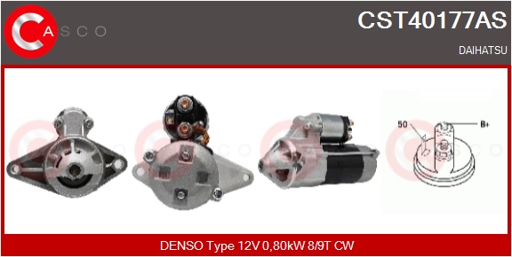CASCO Starter cst40177as for DAIHATSU