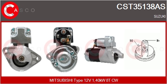 CASCO Starter cst35138as for MITSUBISHI NISSAN SUZUKI