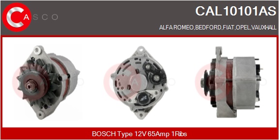 CASCO Generator cal10101as for OPEL CITROËN/PEUGEOT