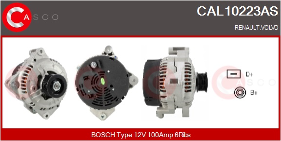 CASCO Generator cal10223as for VOLVO