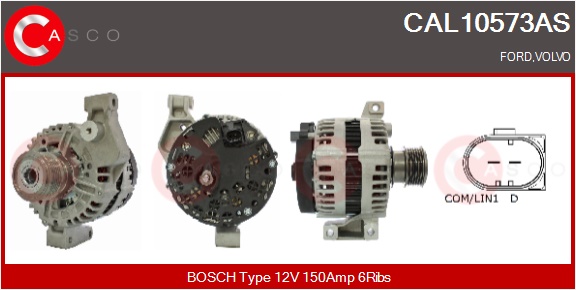 CASCO Generator cal10573as for FORD VOLVO