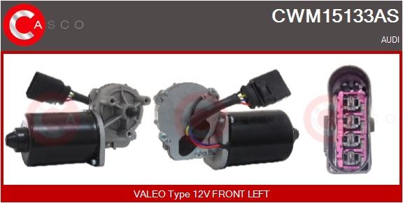 CASCO Viskermotor cwm15133as foran for VAG