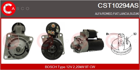 CASCO Starter cst10294as for FIAT SUZUKI