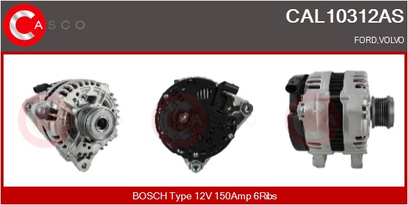CASCO Generator cal10312as for FORD VOLVO