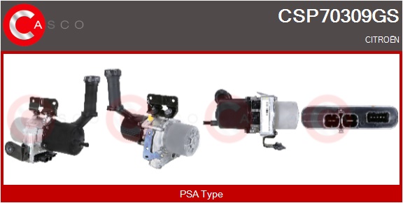 CASCO Hydraulikpumpe, styresystem csp70309gs for CITROËN/PEUGEOT