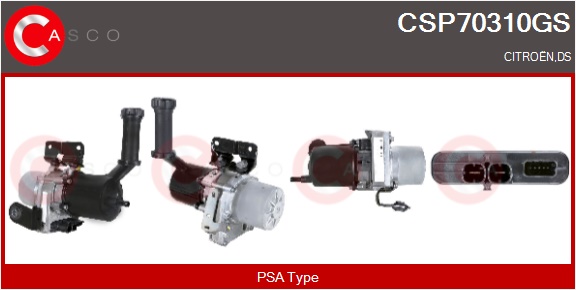 CASCO Hydraulikpumpe, styresystem csp70310gs for CITROËN/PEUGEOT