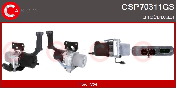 CASCO Hydraulikpumpe, styresystem csp70311gs for CITROËN/PEUGEOT