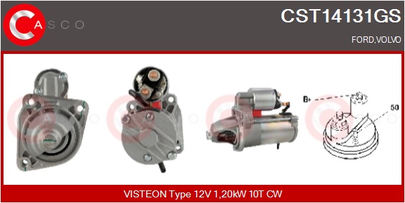 CASCO Starter cst14131gs for FORD VOLVO