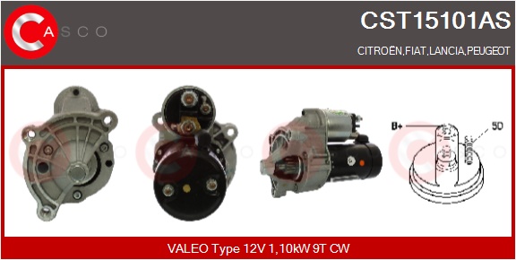 CASCO Starter cst15101as for CITROËN/PEUGEOT FIAT