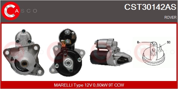 CASCO Starter cst30142as for ROVER