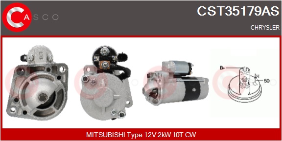 CASCO Starter cst35179as for CHRYSLER MITSUBISHI