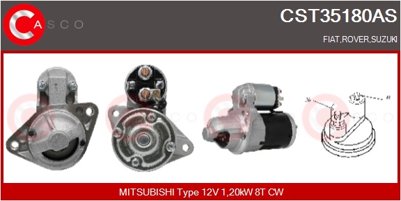 CASCO Starter cst35180as for SUZUKI MITSUBISHI