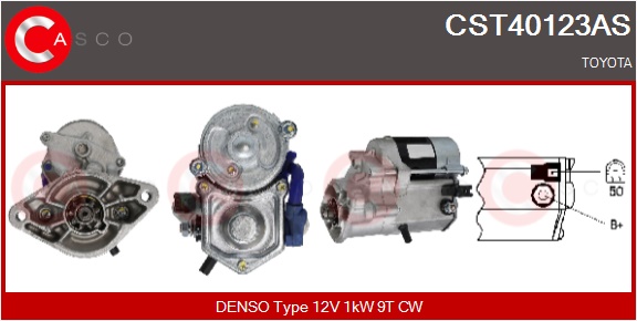 CASCO Starter cst40123as for TOYOTA