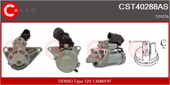 CASCO Starter cst40288as for TOYOTA GENERAL MOTORS