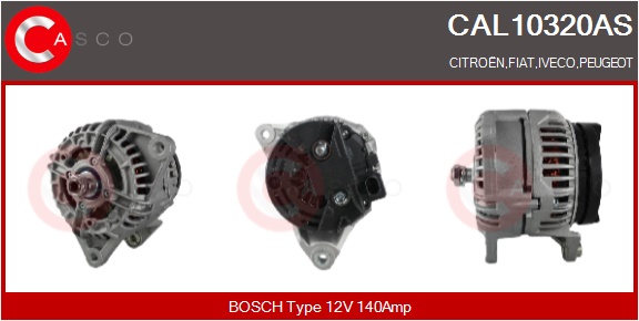 CASCO Generator cal10320as for FIAT GENERAL MOTORS CITROËN/PEUGEOT