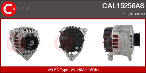 CASCO Generator cal15256as for VAG