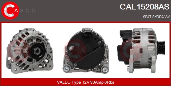 CASCO Generator cal15208as for VAG