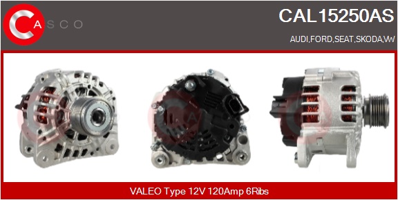 CASCO Generator cal15250as for FORD VAG