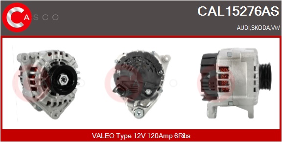 CASCO Generator cal15276as for VAG