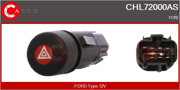 CASCO Katastrofeblinkkontakt chl72000as for FORD