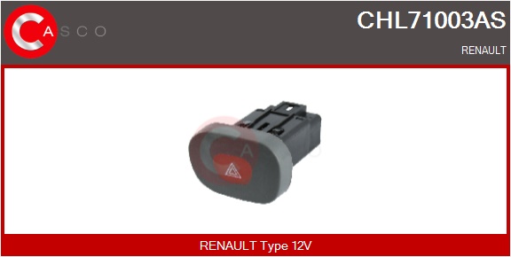 CASCO Katastrofeblinkkontakt chl71003as for RENAULT