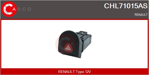 CASCO Katastrofeblinkkontakt chl71015as for RENAULT