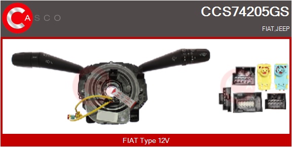 CASCO Ratstammekontakt ccs74205gs for FIAT JEEP