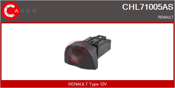 CASCO Katastrofeblinkkontakt chl71005as for RENAULT