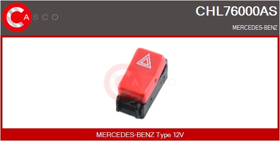 CASCO Katastrofeblinkkontakt chl76000as for MERCEDES-BENZ