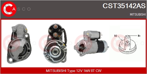 CASCO Starter cst35142as for MITSUBISHI