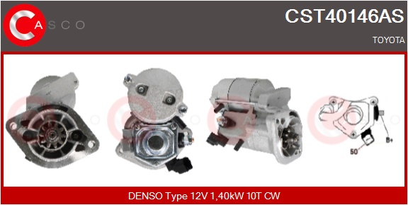 CASCO Starter cst40146as for TOYOTA